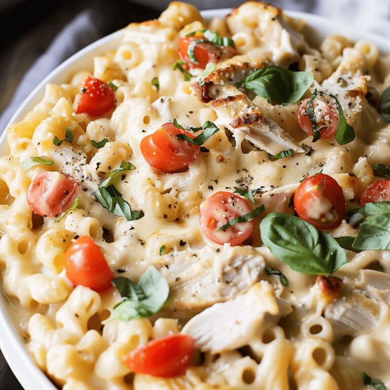 Chicken Caprese Macaroni And Cheese Recipe