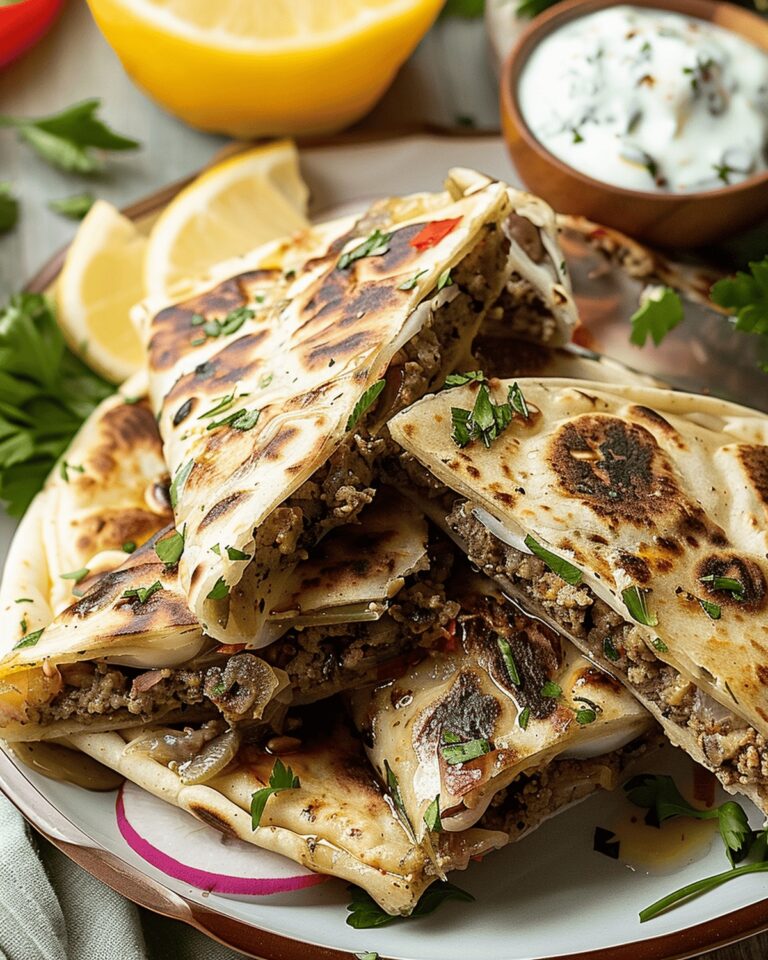 Sizzling Arayes Kafta Recipe
