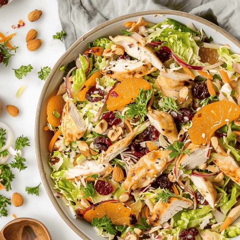 Vibrant Asian Chicken Cranberry Salad Recipe