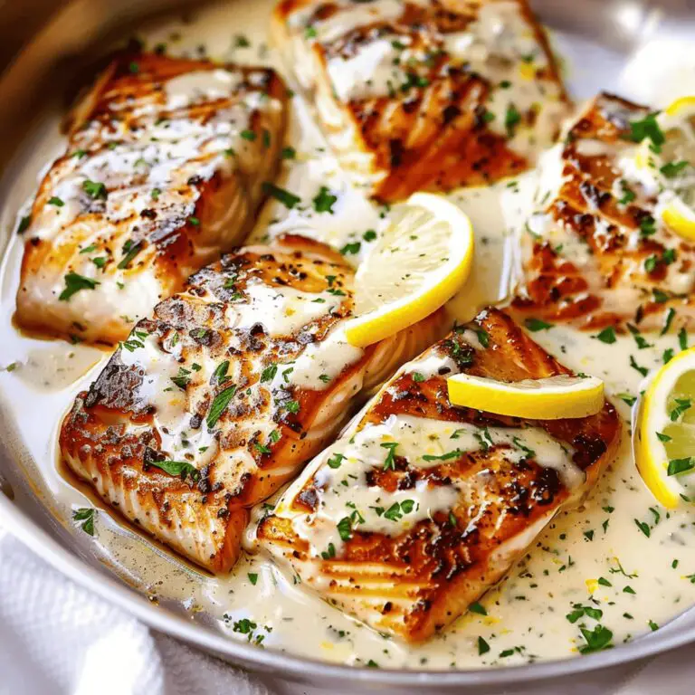 Mahi Mahi With Lemon Garlic Cream Sauce Recipe