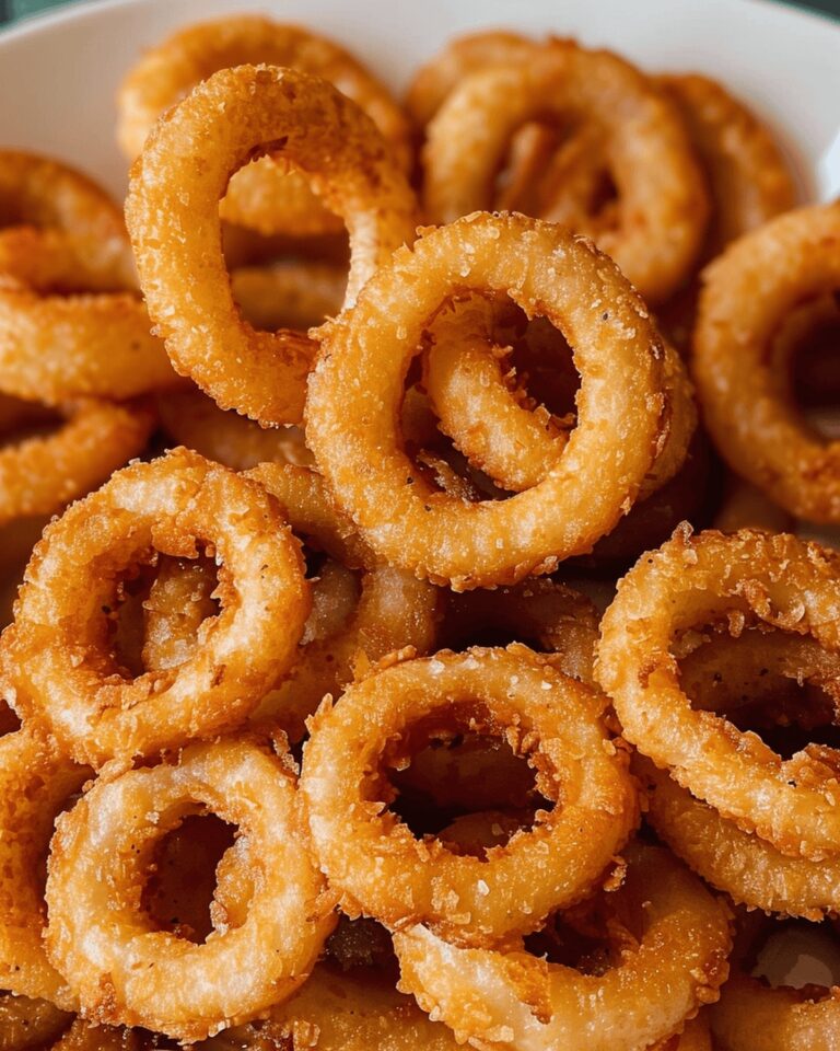 Crispy Battered Onion Rings Recipe