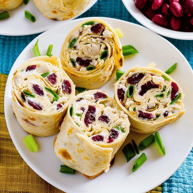 Tantalizing Chicken Cranberry Pinwheels Recipe
