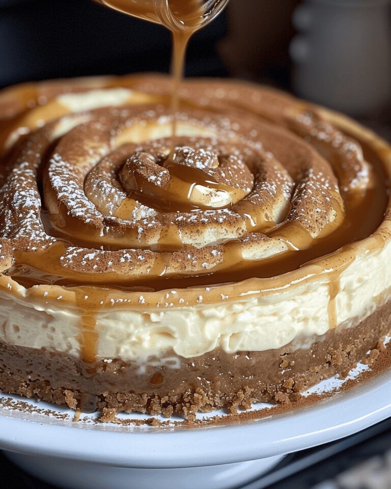 Cinnamon Roll Honeybun Delight Cheesecake Recipe