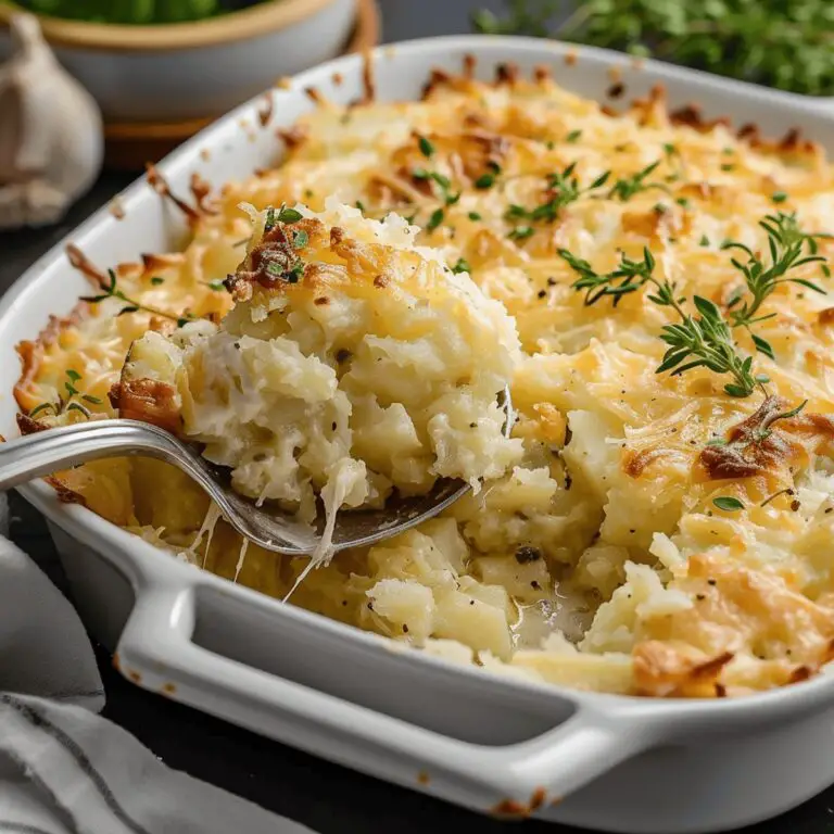 Cheesy Shredded Potato Bake Recipe