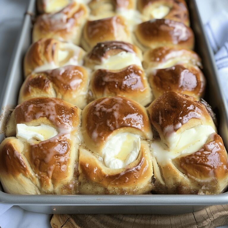 Cinnamon Cream Cheese Stuffed Sweet Rolls Recipe