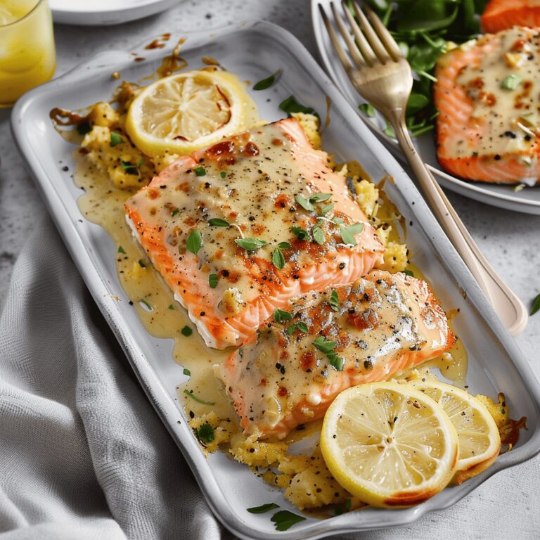 Dijon Herb Crusted Salmon Recipe