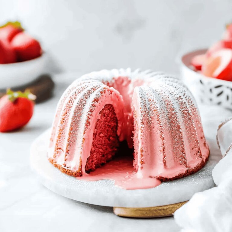Luscious Strawberry Pound Cake Recipe