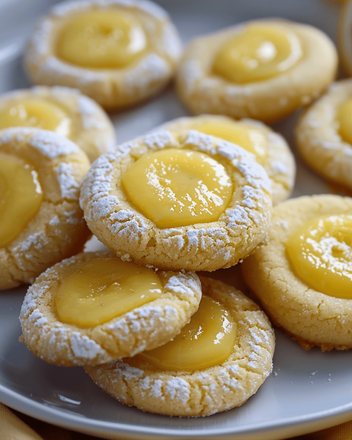 Tangy Lemon Curd Cookies Recipe