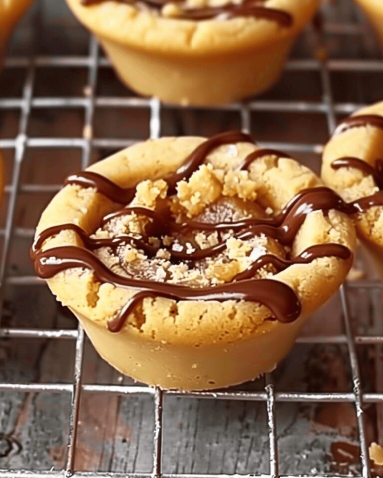 Indulgent Mini Peanut Butter Cookie Cups Recipe