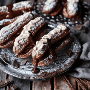Triple Chocolate Eclairs Recipe