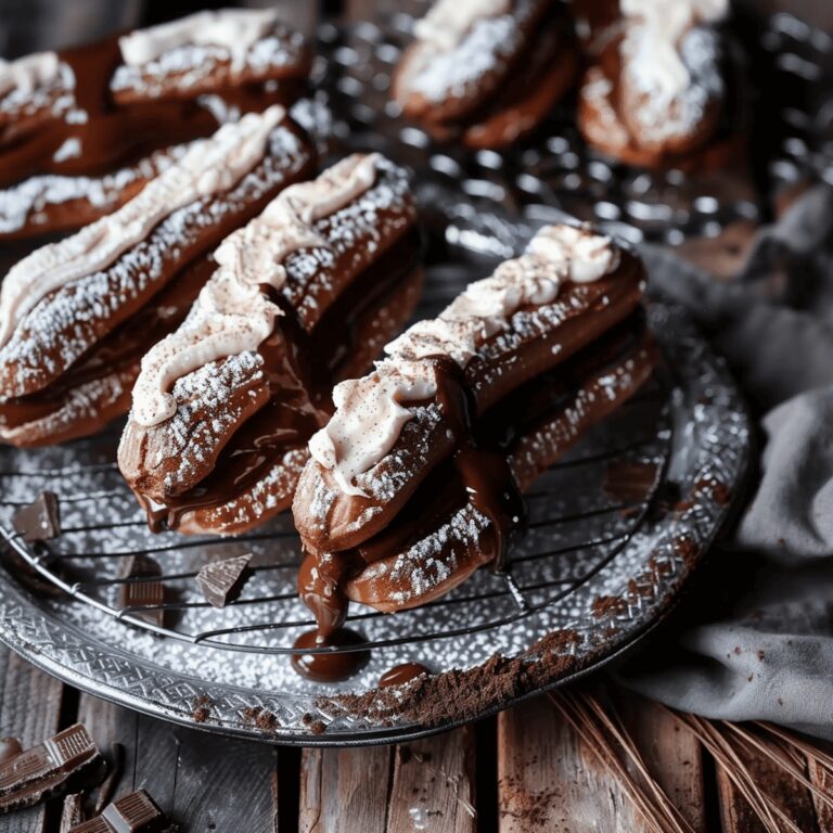 Triple Chocolate Eclairs Recipe