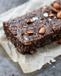 Decadent Chocolate Sea Salt Protein Bars Recipe