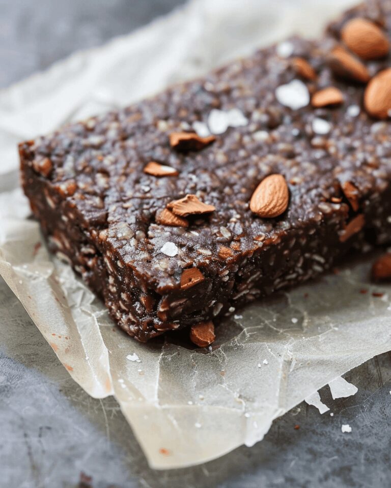 Decadent Chocolate Sea Salt Protein Bars Recipe