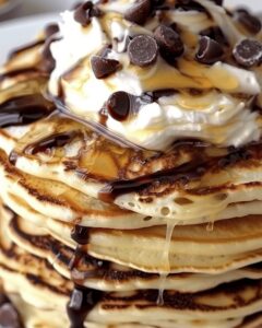 Fluffy Cannoli Pancakes Recipe