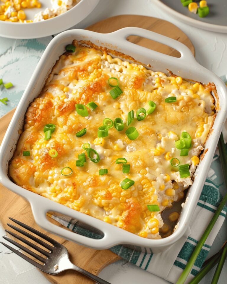 Creamy Cheesy Corn Bake Recipe