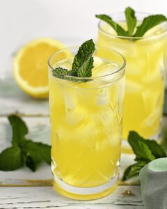 Tropical Pineapple Mint Lemonade Recipe