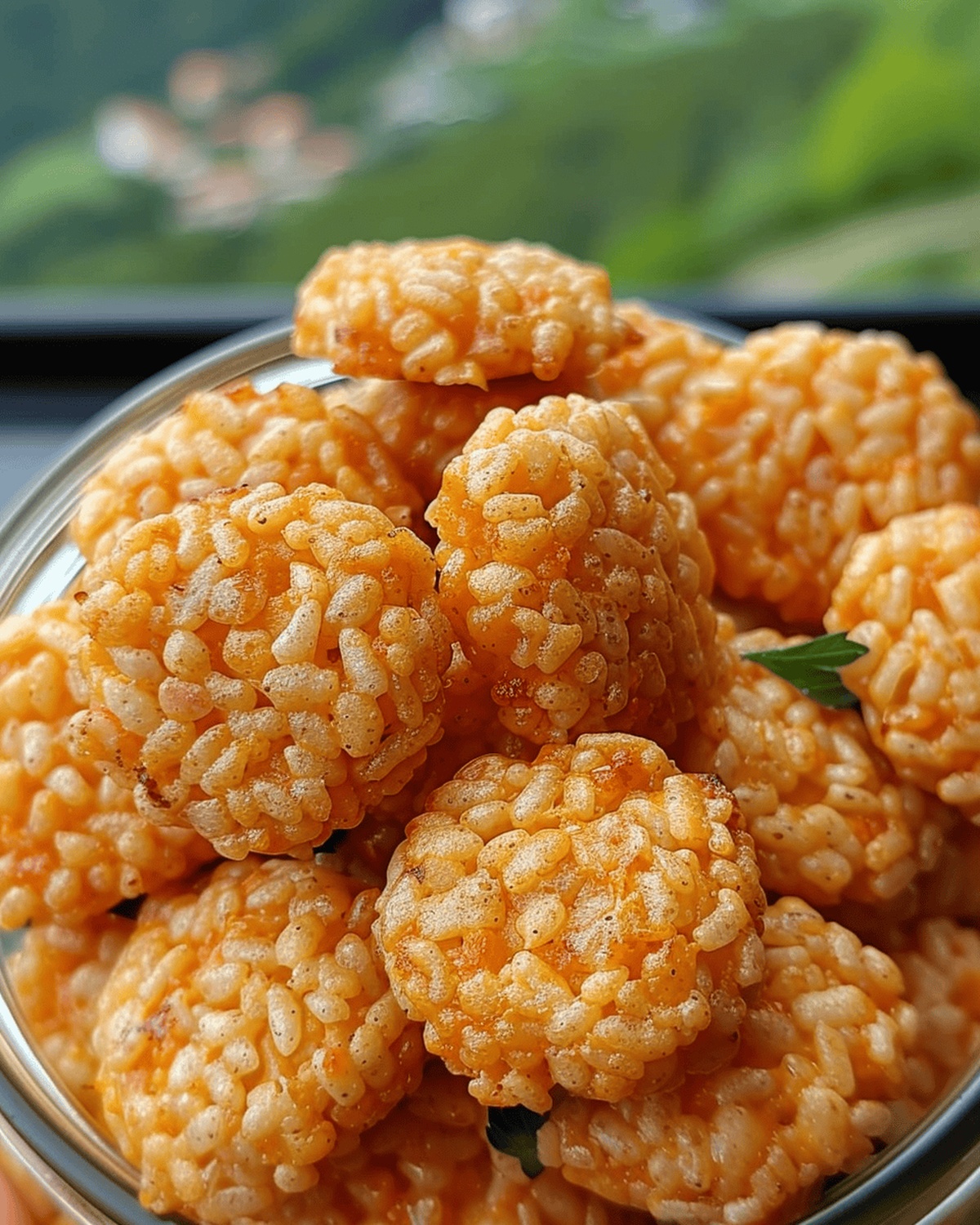 Cheddar Rice Crispy Bites Recipe