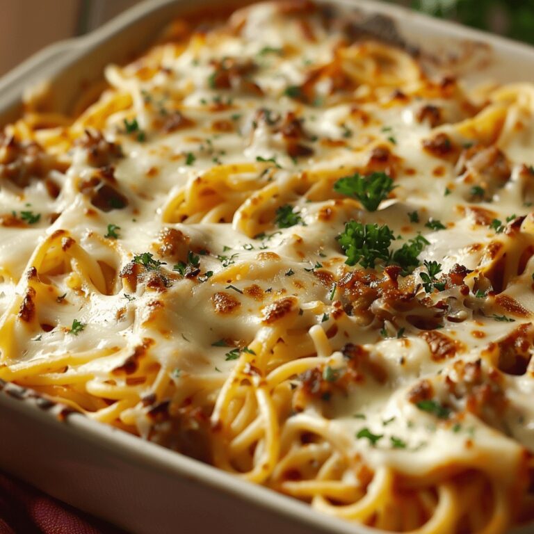 Baked Cream Cheese Spaghetti Recipe