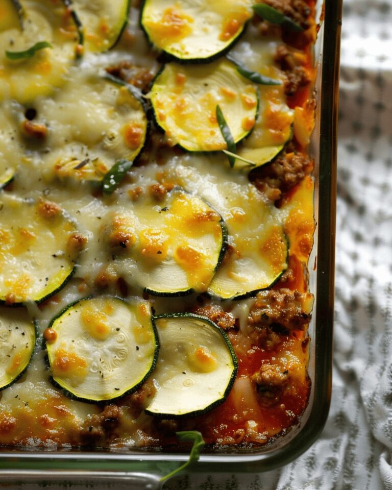Hearty Ground Beef and Zucchini Casserole Recipe
