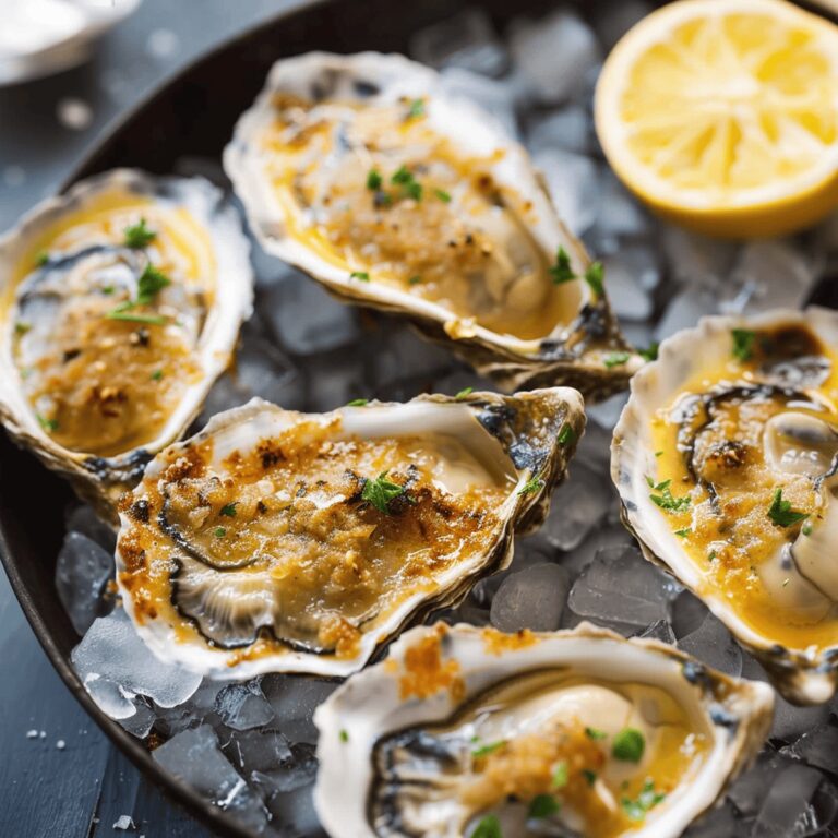 Succulent Creole Grilled Oysters Recipe