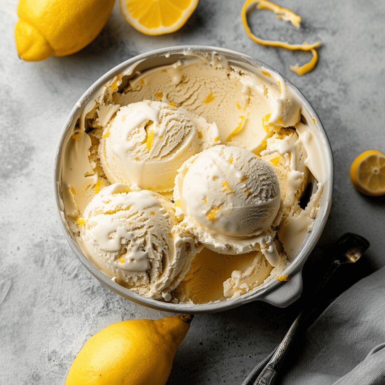 Brown Butter Lemon Ice Cream Recipe