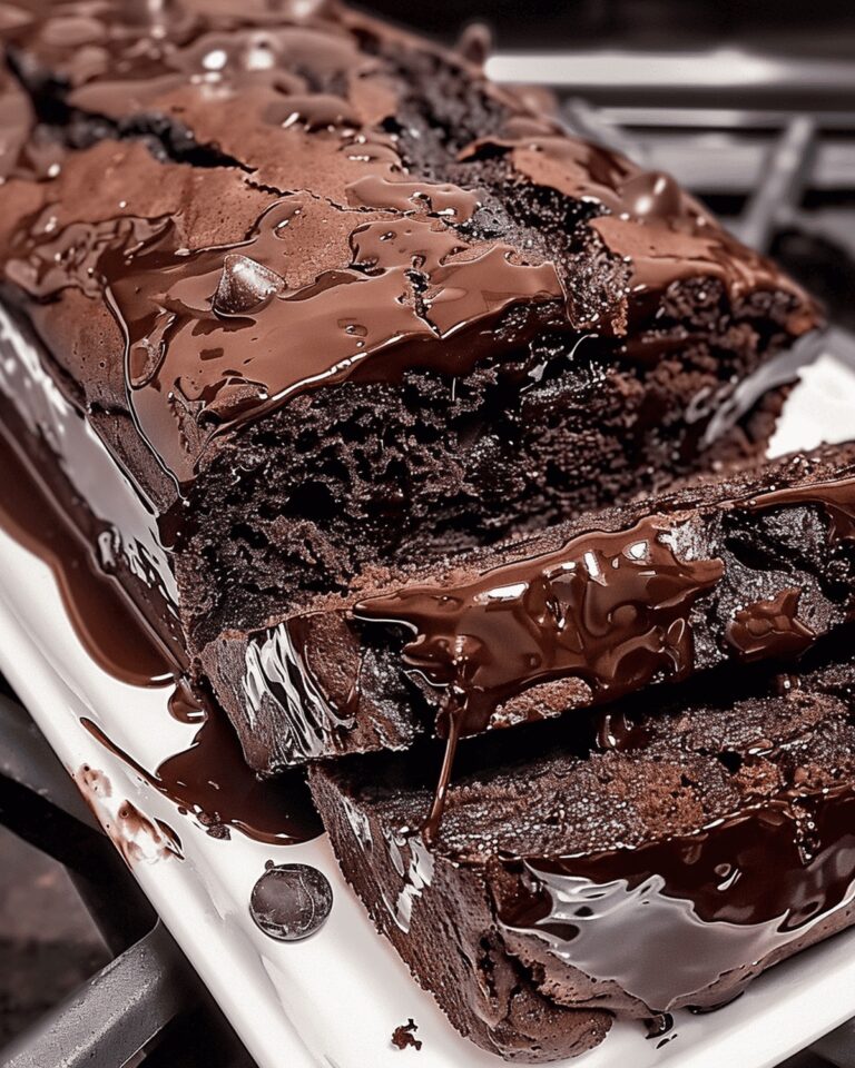 Decadent Hot Fudge Brownie Bread Recipe