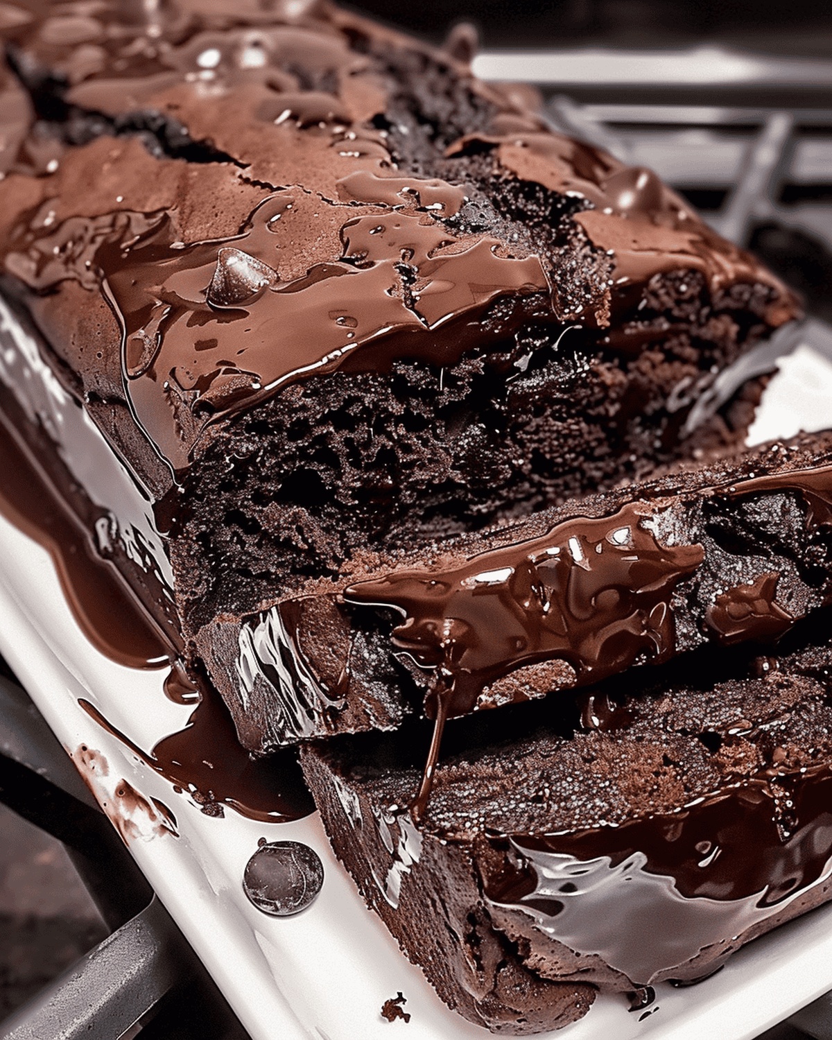 Decadent Hot Fudge Brownie Bread Recipe