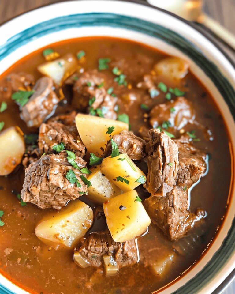 Slow Cooker Beef And Potato Stew Recipe