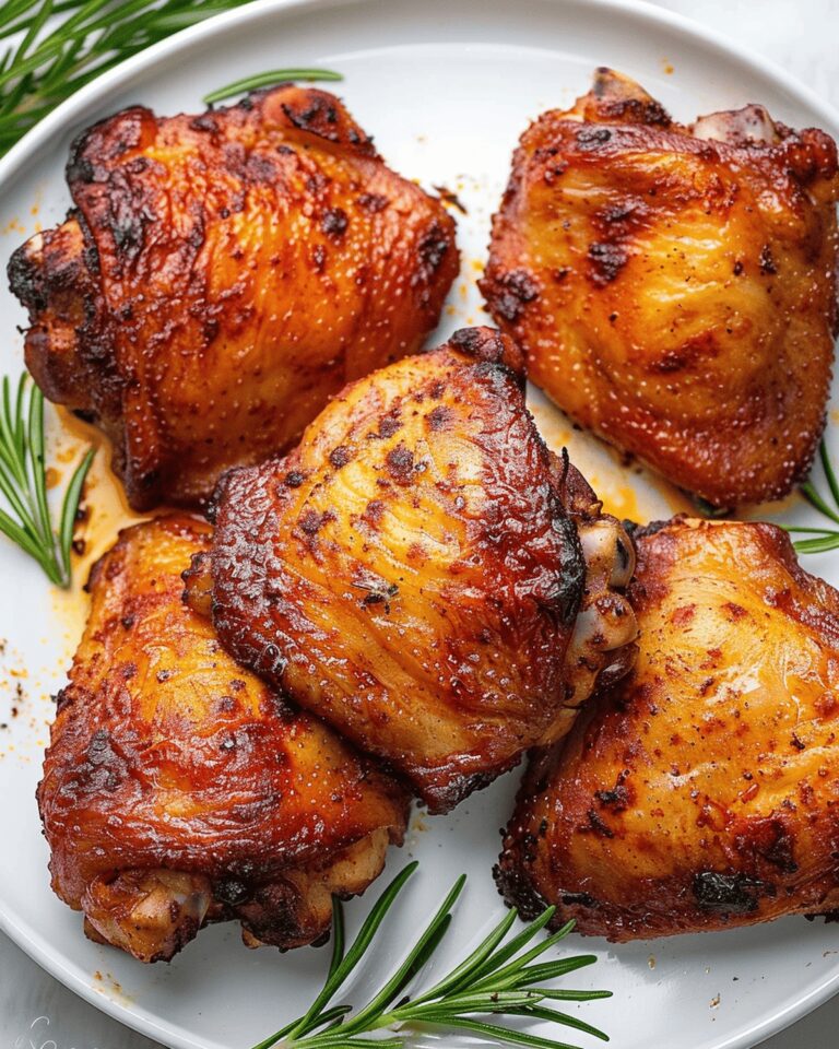 Crispy Air Fryer Chicken Thighs Recipe