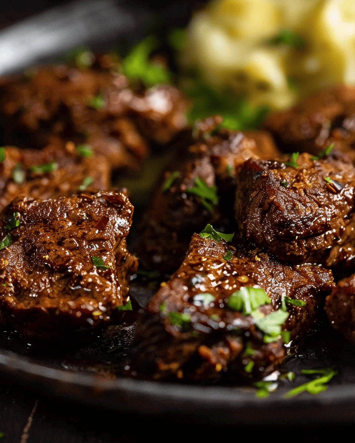Sizzling Cajun Garlic Butter Steak Bites Recipe