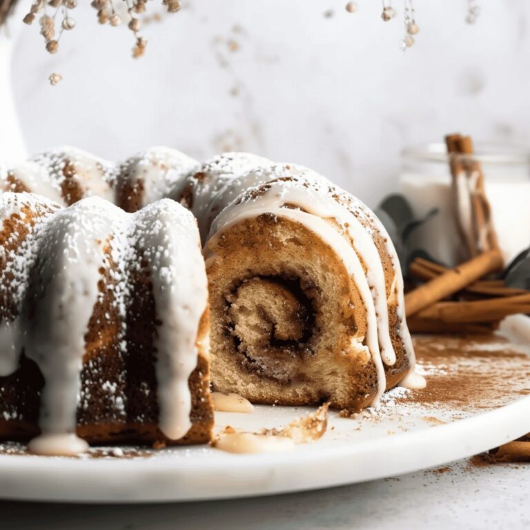 Sweet Cinnamon Roll Bundt Cake Recipe