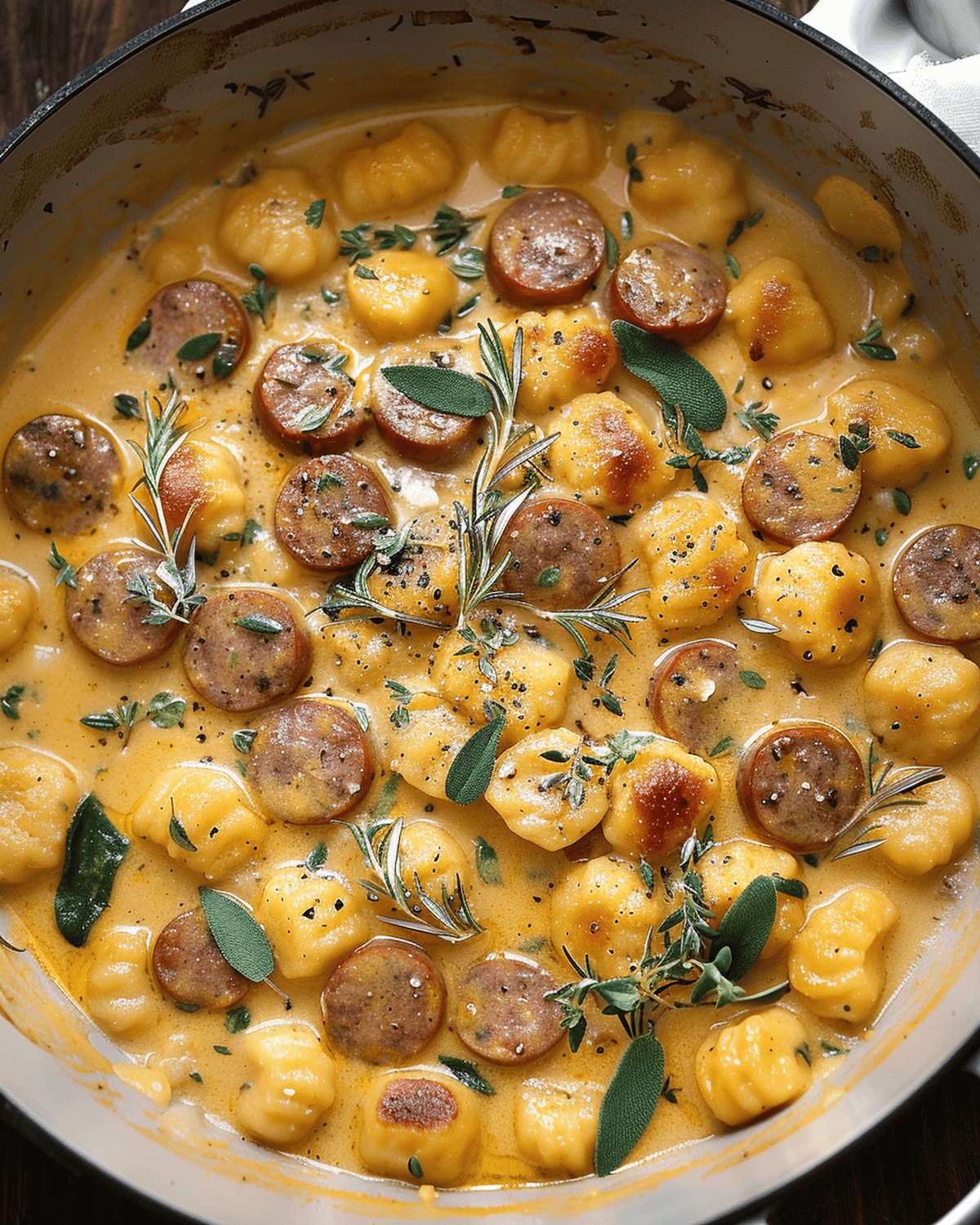 Rustic Butternut Squash Gnocchi with Sausage Recipe