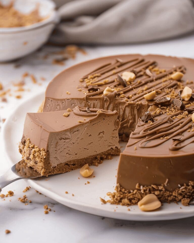 Silky Chocolate Peanut Butter Cheesecake Recipe