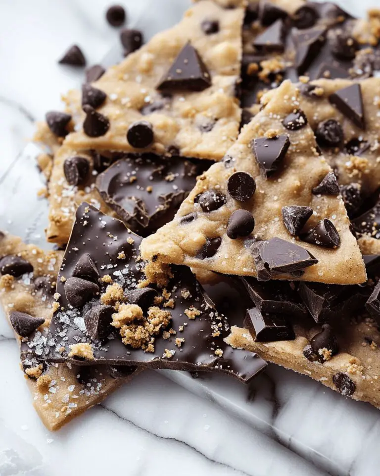 Crunchy Chocolate Chip Cookie Bark Recipe