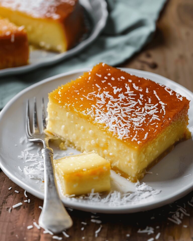 Silky French Antilles Coconut Flan Recipe