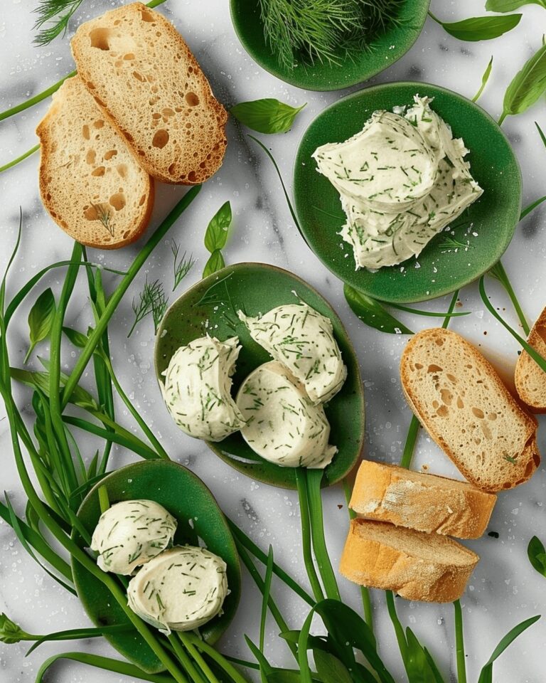 Aromatic Garlic Chive Dill Herb Butter Recipe
