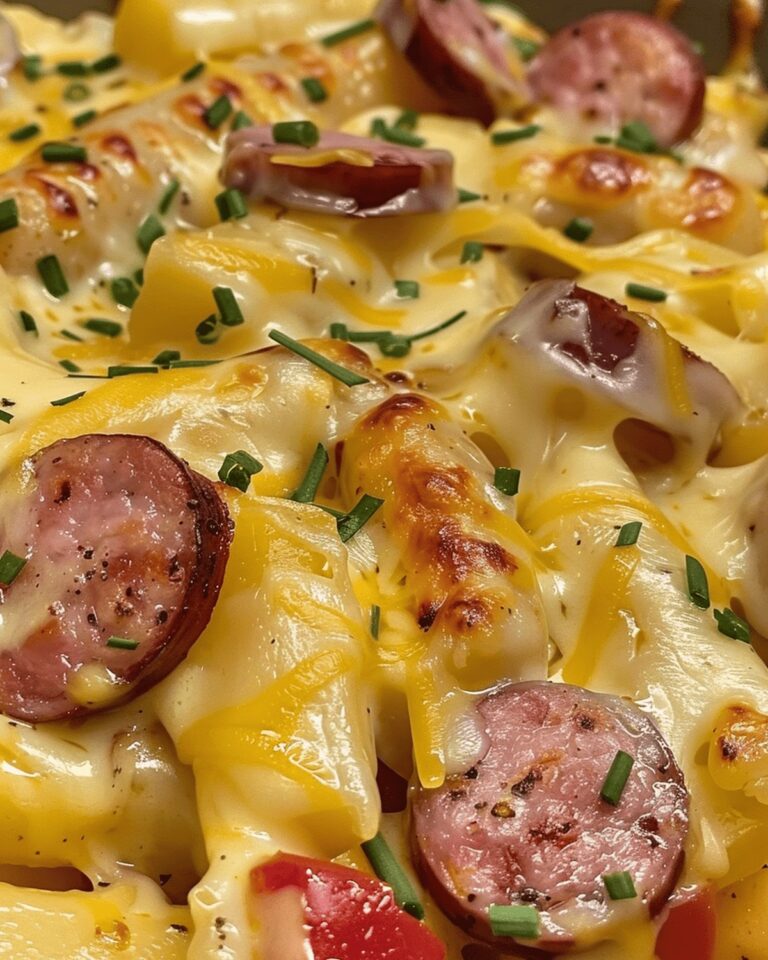Cheesy Ranch Potato Casserole With Sausage Delight Recipe