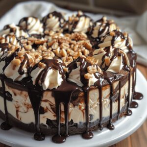 Hot Fudge Sundae Brownie Cheesecake Recipe