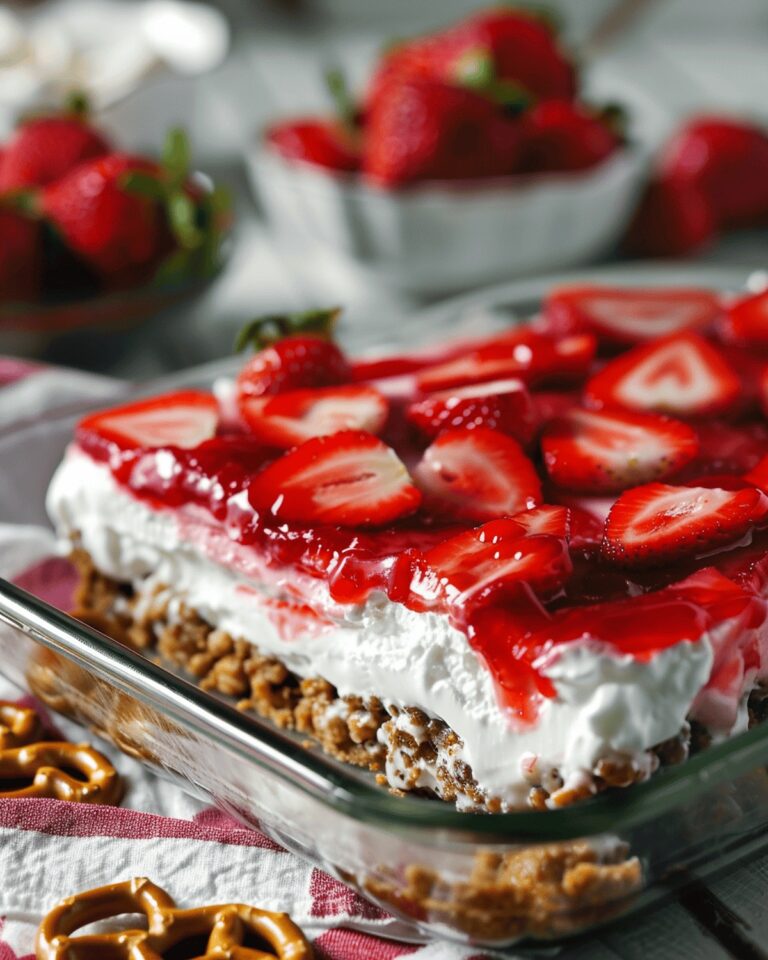 Strawberry Pretzel Delight Recipe