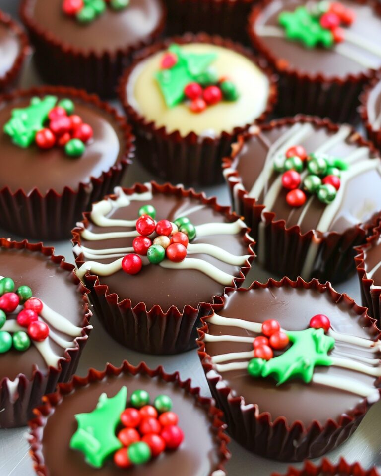 Holiday Peanut Butter Chocolate Bliss Bites Recipe