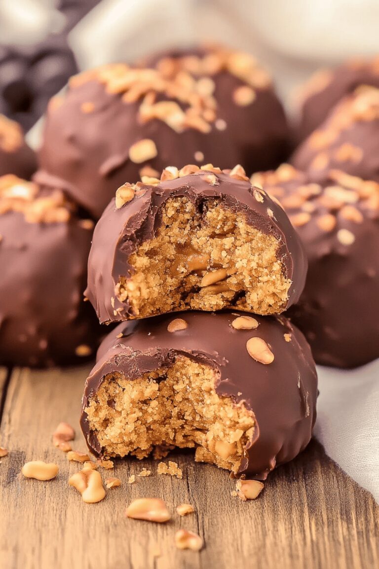 Crunchy Peanut Butter Balls Recipe
