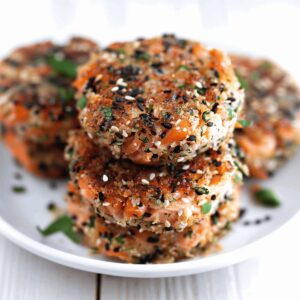 Sesame Crusted Salmon Patties Recipe