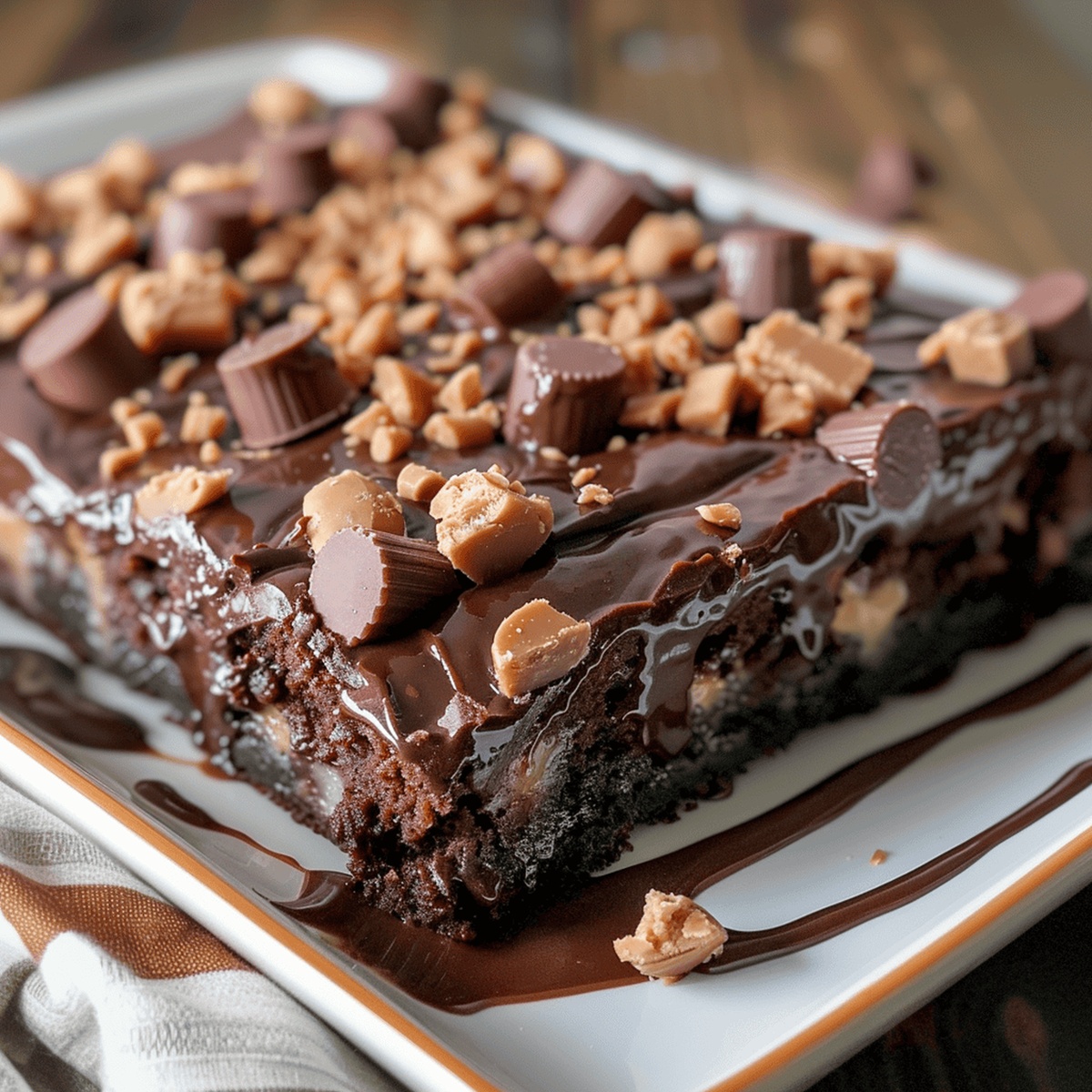 Peanut Butter Cup Dump Cake Recipe