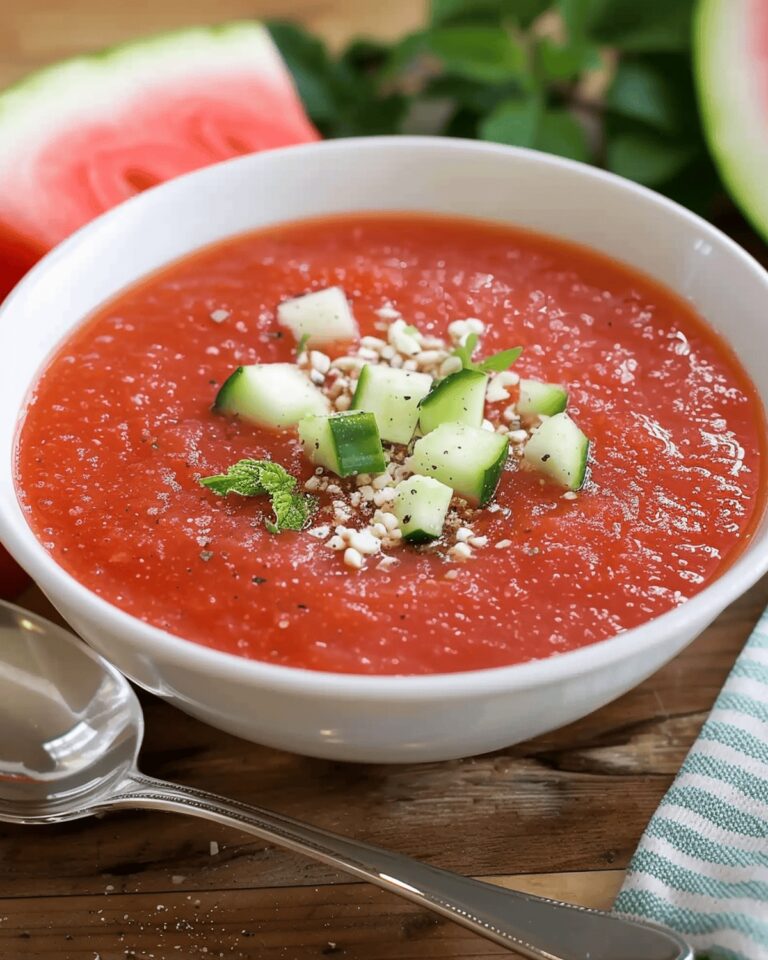 Chilled Watermelon Gazpacho Recipe