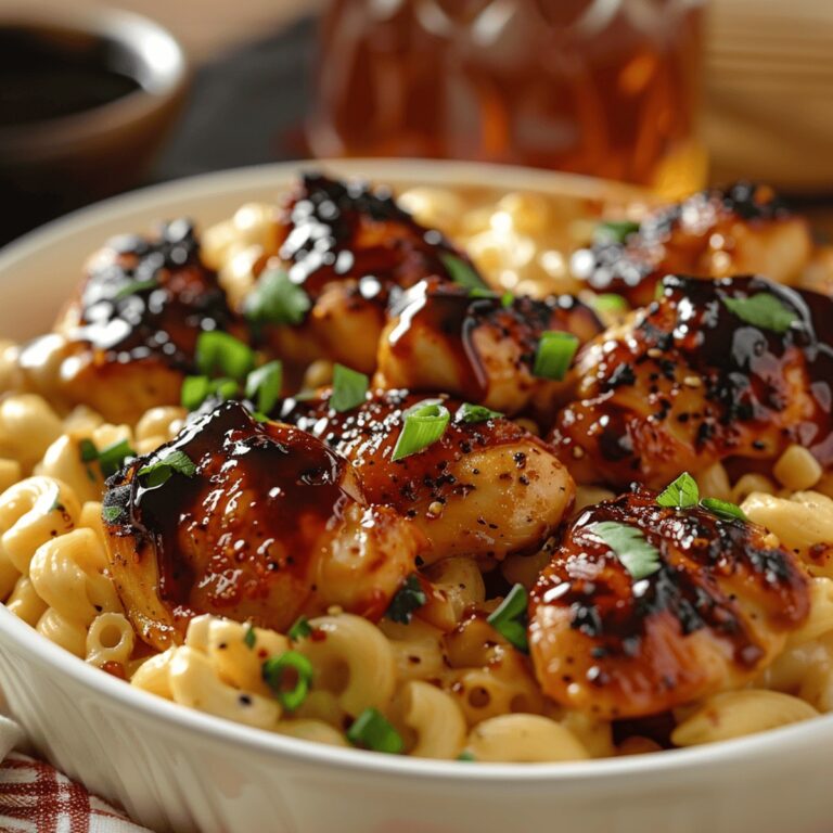 Sweet And Spicy Honey Pepper Chicken With Creamy Macaroni Cheese Recipe