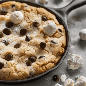 Gooey Chocolate Chip Skillet Cookie Recipe