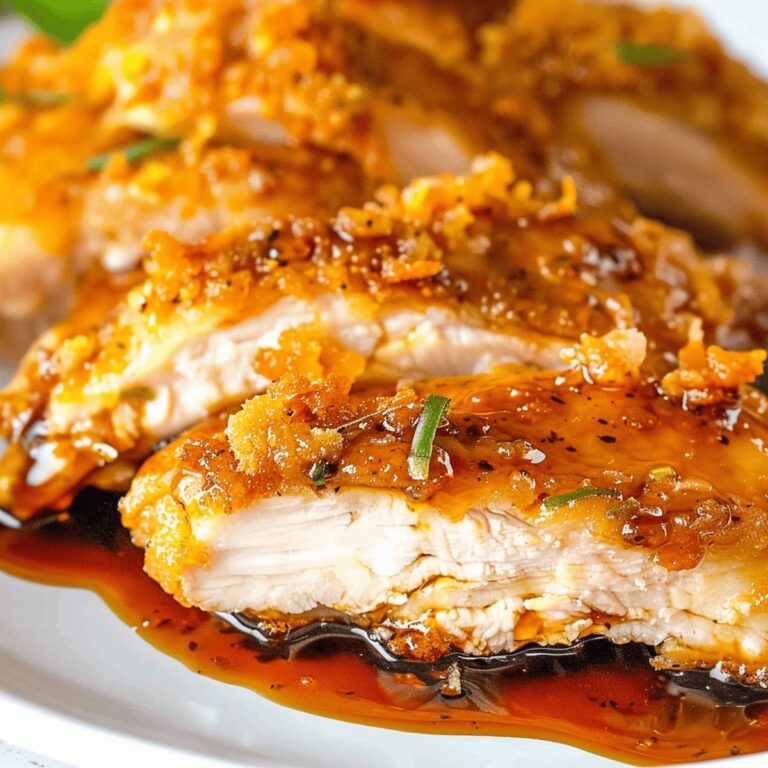 Double Crunch Honey Garlic Chicken Breasts Recipe