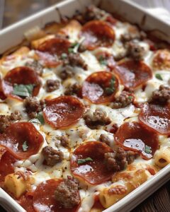 Ultimate Loaded Pizza Bake Recipe