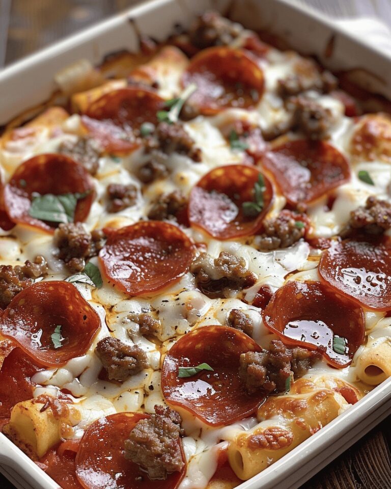 Ultimate Loaded Pizza Bake Recipe