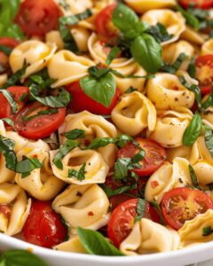 Vibrant Tortellini Caprese Salad Recipe